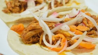 Cochinita pibil sin horno  Cochinita pibil en estufa [upl. by Hayimas]