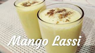 How To Make Mango Lassi  Mango Yogurt Smoothie Recipe  Summer Drink  Easy And Quick Recipe [upl. by Adni]