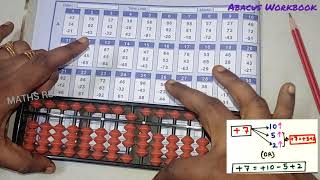 Abacusworkbook sums in abacusabacus level 32 digit addition using abacus6 rowsMATHSRSP [upl. by Elagiba]