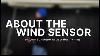 Sunsetter Awning  Wind Sensor  Adjusting sensitivity amp replacing batteries [upl. by Barbie]