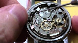 How I let down a mainspring of a pocket watch and wrist watch [upl. by Nnav521]