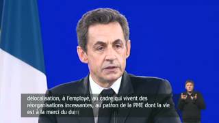 Discours de Nicolas Sarkozy à Villepinte [upl. by Burkitt]