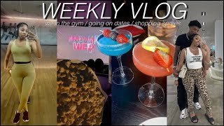 WEEKLY VLOG GETTING BACK IN GYM COOKING FOR MY MAN DATE NIGHT [upl. by Muriel]