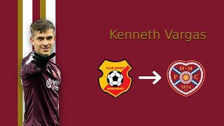 Kenneth Vargas  Welcome to Heart Of Midlothian FC   2023 [upl. by Neyr]