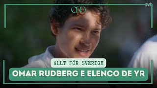 Omar Rudberg Edvin Ryding e elenco de Young Royals  Allt för Sverige Legenda PTBR ESP [upl. by Enilauqcaj]