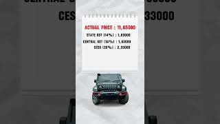 We are buying 2 cars Instead of 1  viral trend thar mahindra [upl. by Muhcan]