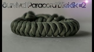 Paracord Bileklik 2  Yılan Düğümü [upl. by Killy22]