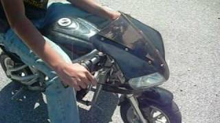 Pocket Rocket Mini Bike X7 49cc [upl. by Bowman399]