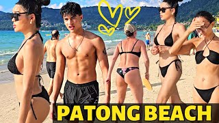 ⛱️ Patong Beach  Perfect Sunny Weather in Phuket [upl. by Leasa]