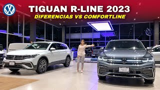 TIGUAN RLine 2023  Diferencias contra Comfortline [upl. by Farwell]