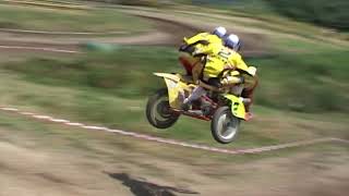 Sidecar motocross racing World championship Czech GP 2001 Loket 1st race [upl. by Mail]