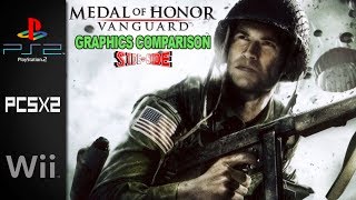 Medal of Honor Vanguard  Side by Side  PS2 Wii PCSX2 [upl. by Hgeilyak352]