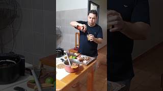 CHURRASCO NA AIR FRYER COM FEIJÃO VERDE E CERVEJA GELADA [upl. by Rehctaht75]