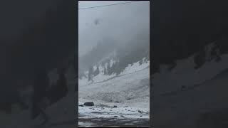 A huge avalanche struck Sarbal area of Sonamarg in central Kashmirs Ganderbal this afternoon [upl. by Marcelia]