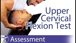 Upper Cervical Flexion Test  Upper Cervical Spine Instability [upl. by Morgana]