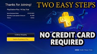 How to get free 14 DAY PS PLUS TRIAL without CREDIT CARD or PAYMENT INFO [upl. by Gagliano304]