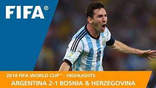 Argentina v Iran  2014 FIFA World Cup  Match Highlights [upl. by Wendall877]