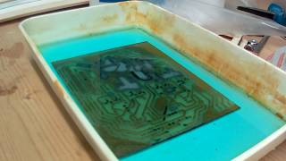 Sodium persulfate etching time lapse [upl. by Lewis]