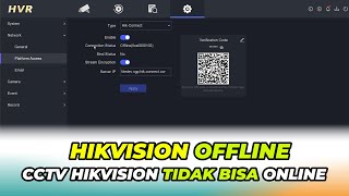 Cara Mengatasi DVR Hikvision Offline  Connecting Failed [upl. by Viguerie]