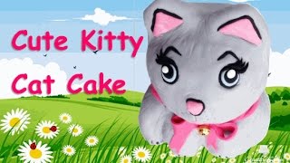 How to make a Cute Kitty Cat Cake from Creative Cakes by Sharon [upl. by Alyse966]