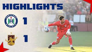 A Thriller in Motor City 😲  Hartford Athletic 11 Detroit City FC  Match Highlights [upl. by Ahsienat474]