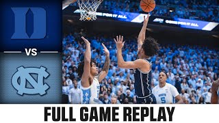 Duke vs North Carolina Full Game Replay  202324 ACC Men’s Basketball [upl. by Rimhsak]