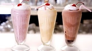 Easiest Milkshake Ever  3 Ingredient Recipe ♥ [upl. by Rehtaeh595]