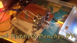 My homemade Touch Paddle Vs Bencher BY2 Iambic paddle [upl. by Tad]