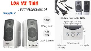 Đập Hộp Loa Vi Tính SoundMax A140 sound soundmax loa loavitinh namthang discovertechnology [upl. by Upshaw677]