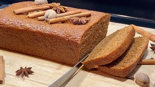 RECETTE DU PAIN D’ÉPICES MAISON SUPER MOELLEUX🍞TRÈS FACILE ET RAPIDE Deli cuisine [upl. by Yderf]