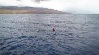 Maui To Moloka’i Hydrofoil Race 27 Miles Across Pailolo Channel [upl. by Crispen]