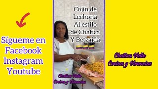 ✅Cojín de Lechona o Rollo de Lechona Con Chatica Valle🇨🇴 [upl. by Klump]