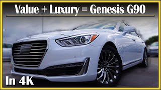 2017  2019 Genesis G90 Review  A Big ValuePacked Luxury Sedan  InDepth amp DETAILED  In 4k UHD [upl. by Ewell543]