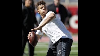 Pat Mahomes 80 Yard Throw at Pro Day BEST VIEW [upl. by Hike722]