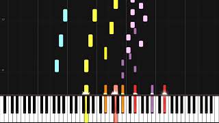 Delibes  Sylvia III Pizzicato Polka Synthesia [upl. by Ennasil596]