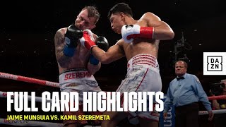 Jaime Munguia vs Kamil Szeremeta Full Card Highlights [upl. by Neyuq]