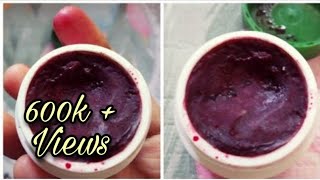 Beetroot LipbalmNo VaselineWith GheeOnly 2 ingredients For Soft Pink LipsNatural Lipbalm [upl. by Etteluap]