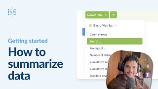 How to summarize data  Getting started with Metabase [upl. by Naul]