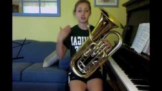 How to Play the Baritone Euphonium [upl. by Tdnarb639]