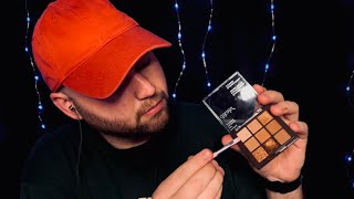 ASMR  Doing Your Makeup Soft Spoken • Male Personal Attention [upl. by Nirrak]