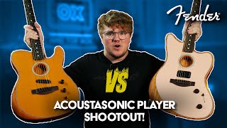 Fender Acoustasonic Player  Which should you buy [upl. by Atled577]