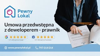 Umowa przedwstępna z deweloperem  prawnik [upl. by Ttenaej293]