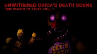 SFM FNaF Unwithered Chicas Death Scene [upl. by Idnahs585]