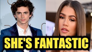 Timothèe Chalamet Opens Up About the Magic of Working With Zendaya A Dynamic Duo on and off Screen [upl. by Lillie]