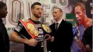 CARL FROCH amp GEORGE GROVES IN HEATED HEADTOHEAD  FINAL PRESS CONFERENCE  FROCH v GROVES [upl. by Skier]