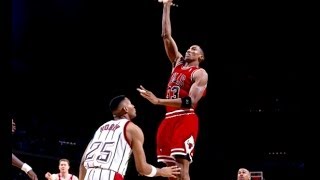 Bulls vs Rockets 1996 7210 season [upl. by Nylssej]