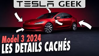 Ces nouveautés cachées de la Model 3 2024  ça ne va pas vous plaire [upl. by Hsirt890]