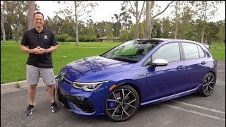 Is the 2023 VW Golf R a BETTER hot hatch than a Toyota GR Corolla [upl. by Nnylahs]