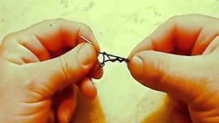 How to tie a fishermans knot [upl. by Ennirac]