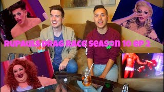 Rupauls Drag Race Season 10 Episode 2 REACTION [upl. by Hettie501]